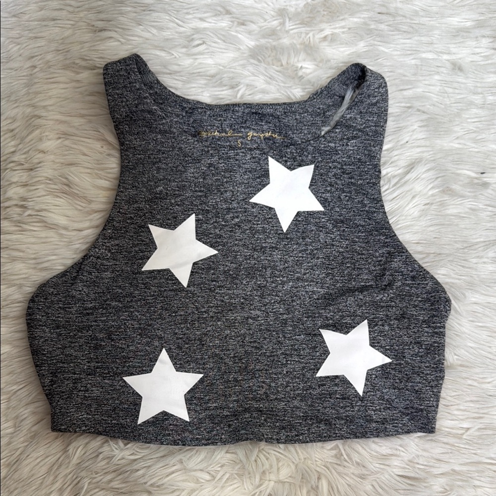 Spiritual Gangster Limited Edition Star-Patterned Women's Crop Top/ Sports Bra